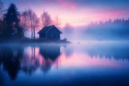 A house on the water