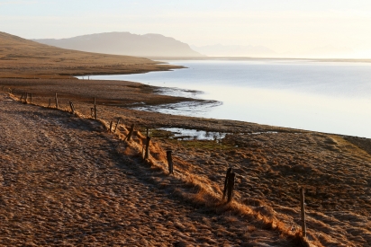 Sunrise in Hali (Iceland)