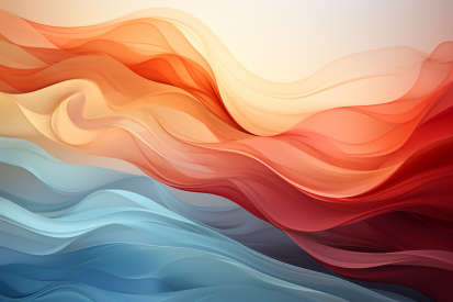 A colorful waves of different colors