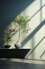A plant in a vase