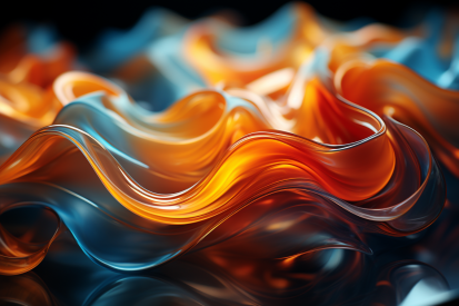 A close up of a wave of liquid