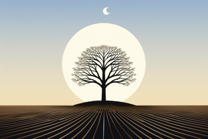 A tree in a field