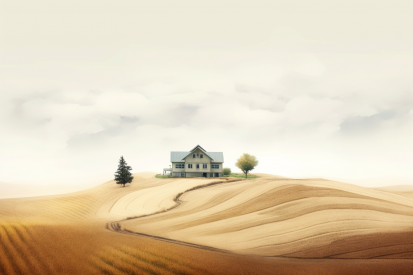 A house on a hill