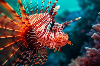 A close up of a fish