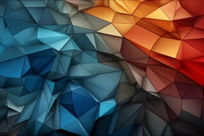 A colorful polygonal background