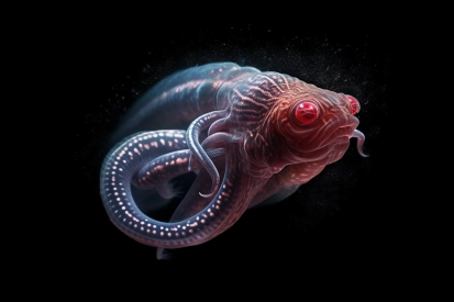 A close up of a fish