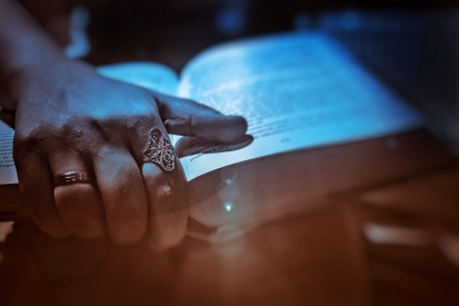 A flash of knowledge.