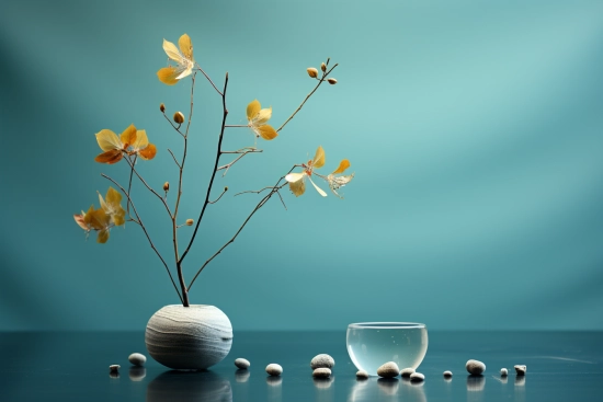 A plant in a vase