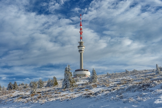 Praděd in winter