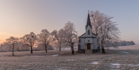 Frozen church