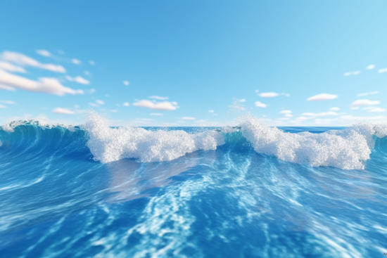 A wave in the ocean