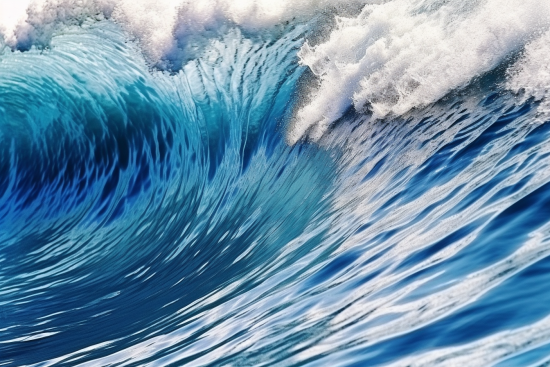 A wave in the ocean