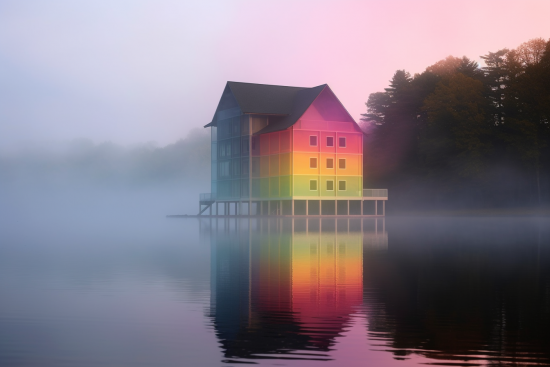 A house on the water