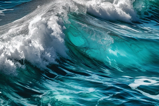 A wave in the ocean