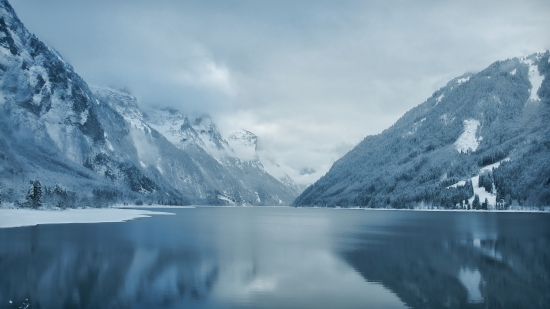 Winter by the lake