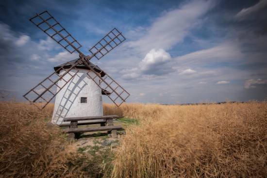 Baler's windmill
