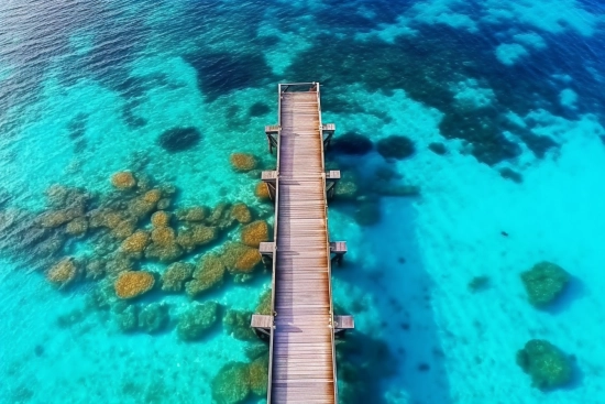 A dock in the water